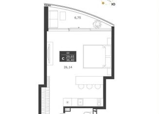 Продаю квартиру студию, 36.4 м2, Крым