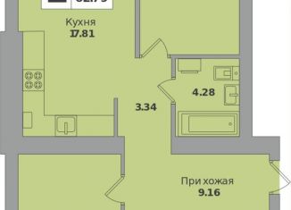 Продается 2-комнатная квартира, 65.9 м2, Калининградская область
