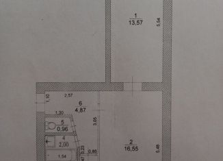 Продаю двухкомнатную квартиру, 44 м2, Ульяновск, Краснопролетарская улица, 20, Заволжский район