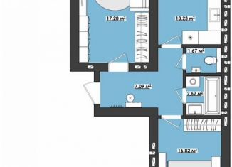 Продаю 2-комнатную квартиру, 60.1 м2, Чита