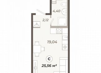 Квартира на продажу студия, 25.6 м2, Санкт-Петербург, метро Фрунзенская, улица Коли Томчака, 21У