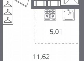 Квартира на продажу студия, 25 м2, Санкт-Петербург, Калининский район