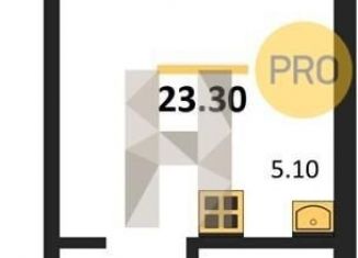 Квартира на продажу студия, 24.8 м2, Новосибирск, Калининский район