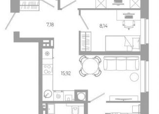 Продажа 3-комнатной квартиры, 62.5 м2, Астрахань, Боевая улица, 2, Кировский район