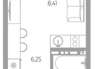 Продаю квартиру студию, 21 м2, Астрахань, Боевая улица, 132с3