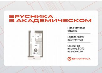 Продаю квартиру студию, 20.5 м2, Екатеринбург