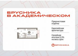 Продажа квартиры студии, 19.9 м2, Екатеринбург