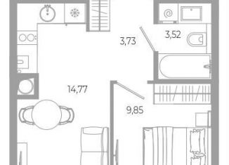Продажа 1-ком. квартиры, 31.9 м2, Астрахань, Боевая улица, 132с3