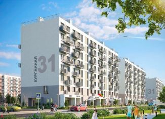 Продается двухкомнатная квартира, 55.8 м2, посёлок городского типа Гвардейское, Курганная улица