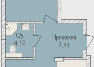 Продам однокомнатную квартиру, 44.9 м2, Новосибирск, улица Объединения, 102/4с