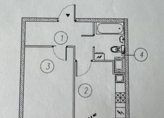 Продаю однокомнатную квартиру, 38.6 м2, Санкт-Петербург, Пулковское шоссе, 38к7, ЖК Летний
