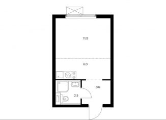 Продаю квартиру студию, 23.6 м2, Котельники, ЖК Белая Дача Парк, жилой комплекс Белая Дача Парк, 18