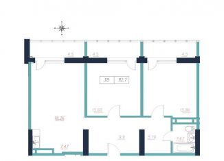 Продажа 3-ком. квартиры, 82.7 м2, Владивосток, Ленинский район