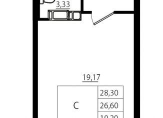 Продается квартира студия, 28.3 м2, Мурино, ЖК Тридевяткино Царство