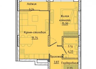 Продается 1-комнатная квартира, 47 м2, Екатеринбург, Машинная улица, 1В/2, ЖК Клевер Парк