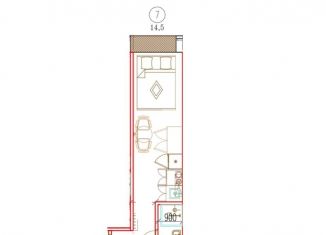Квартира на продажу студия, 14.5 м2, Санкт-Петербург, метро Кировский завод, проспект Стачек, 38