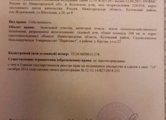 Участок на продажу, 5 сот., СНТ Первоцвет, СНТ Первоцвет, 27