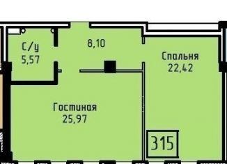 Продажа 2-комнатной квартиры, 62 м2, Омск, улица Маршала Жукова, 156