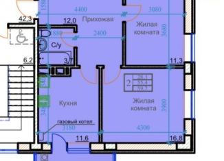 2-ком. квартира на продажу, 59.7 м2, Ставропольский край