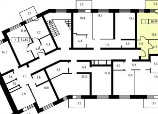 Продается квартира студия, 28 м2, деревня Скотное, ЖК Шотландия, Вересковая улица, 4к1