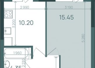 Продам 1-ком. квартиру, 39.7 м2, Казань, ЖК Свобода, жилой комплекс Свобода, с2