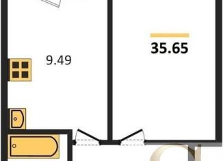 1-ком. квартира на продажу, 35.6 м2, Новосибирск, метро Красный проспект, Нарымская улица, 22