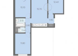 Продажа 3-ком. квартиры, 61.1 м2, Санкт-Петербург, метро Академическая, Пахомовская улица