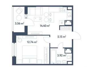 Продажа 2-комнатной квартиры, 38 м2, Москва, ЖК Светлый Мир Станция Л, жилой комплекс Светлый Мир Станция Л, к8