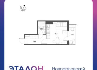 Продам квартиру студию, 25.7 м2, Санкт-Петербург, ЖК Новоорловский, Суздальское шоссе, 22к2