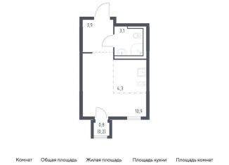 Продается квартира студия, 22.4 м2, Москва, жилой комплекс Молжаниново, к1, Молжаниновский район