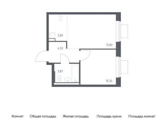 Продажа однокомнатной квартиры, 36.5 м2, поселение Рязановское, жилой комплекс Подольские Кварталы, к3