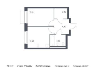 1-ком. квартира на продажу, 32.3 м2, Москва, жилой комплекс Квартал Марьино, к1