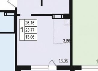 Продаю квартиру студию, 26.2 м2, Челябинск, Советский район