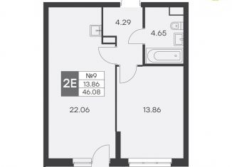 Продам 1-комнатную квартиру, 46.1 м2, Екатеринбург, улица Громова, 26, метро Чкаловская