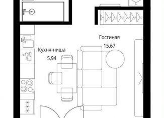 Продам квартиру студию, 34.8 м2, Москва, САО