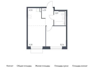 Продается 1-ком. квартира, 34.6 м2, Москва, Молжаниновский район