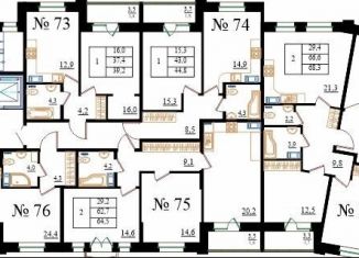 1-комнатная квартира на продажу, 39.3 м2, Гатчина, Медицинский проезд