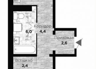 Продается 1-комнатная квартира, 48 м2, Новосибирск, улица Николая Островского, 195/6