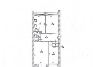 Продается трехкомнатная квартира, 59.7 м2, Ульяновск, улица Минаева, 3