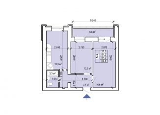 Продам 2-ком. квартиру, 56.8 м2, Саратовская область