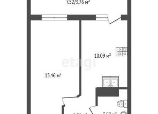 Продажа 1-комнатной квартиры, 32.8 м2, деревня Борисовичи, Завеличенская улица, 19