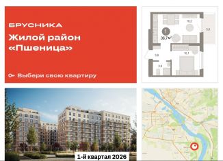 Продается 1-комнатная квартира, 36.7 м2, Новосибирская область
