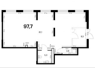 Продается помещение свободного назначения, 97.7 м2, рабочий посёлок Боброво, жилой комплекс Восточное Бутово, 41