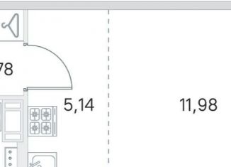 Продаю квартиру студию, 24.9 м2, посёлок Стрельна