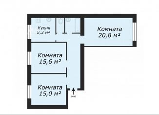 Продаю трехкомнатную квартиру, 77 м2, Москва, Зверинецкая улица, 34, станция Измайлово