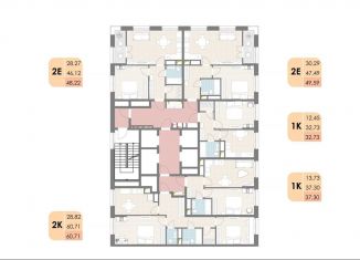 Продаю 1-ком. квартиру, 32.7 м2, Московская область, Новорязанское шоссе, 6