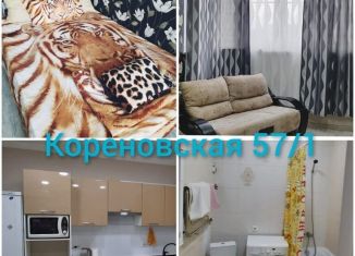 Сдам в аренду квартиру студию, 33 м2, Краснодарский край, Кореновская улица, 57к1