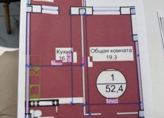 Продаю 1-комнатную квартиру, 52 м2, Махачкала, проспект Насрутдинова, 272Бк2