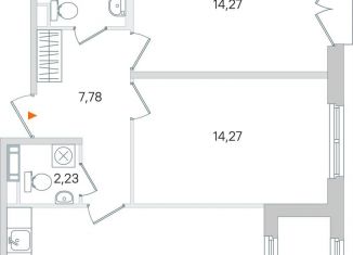 Продам 2-ком. квартиру, 63.7 м2, Санкт-Петербург