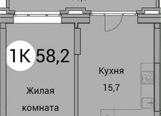 1-ком. квартира на продажу, 58.2 м2, Новосибирск, метро Заельцовская, Овражная улица, 2А